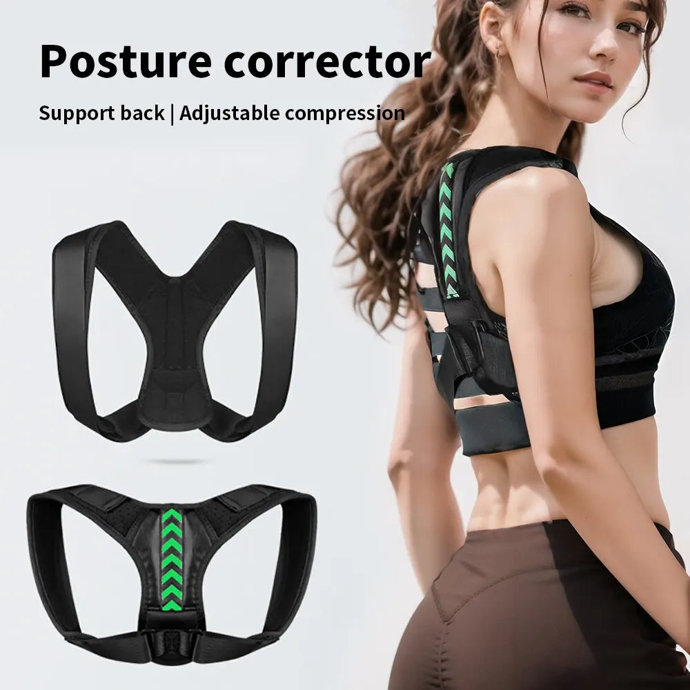 Posture Corrector Unisex Adjustable for Clavicle Support Providing Pain Relief for Neck Back Shoulder Reshape Your Body 1PC