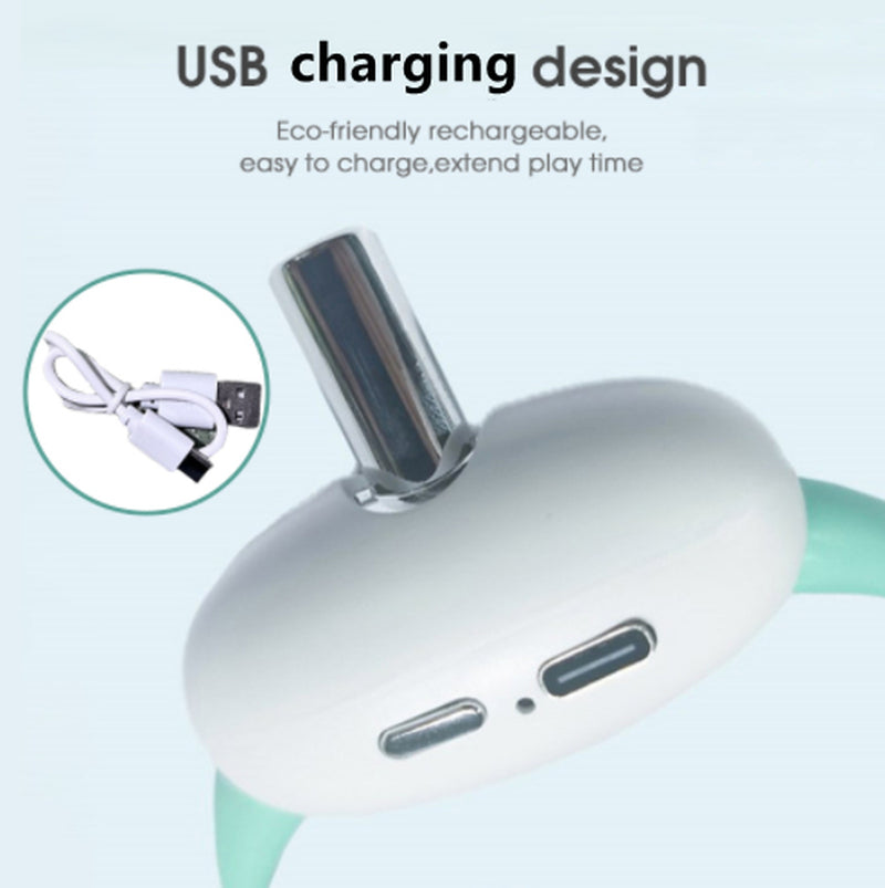 Automatic Cat Toy Smart Laser Teasing Cat Collar Electric USB Charging Kitten Amusing Toys Interactive Training Pet Items